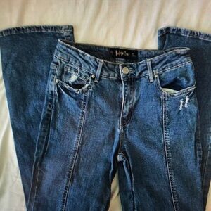 Women's Blue and Navy Jeans